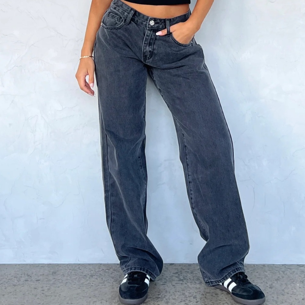 White Fox Baggy Low Rise Jean